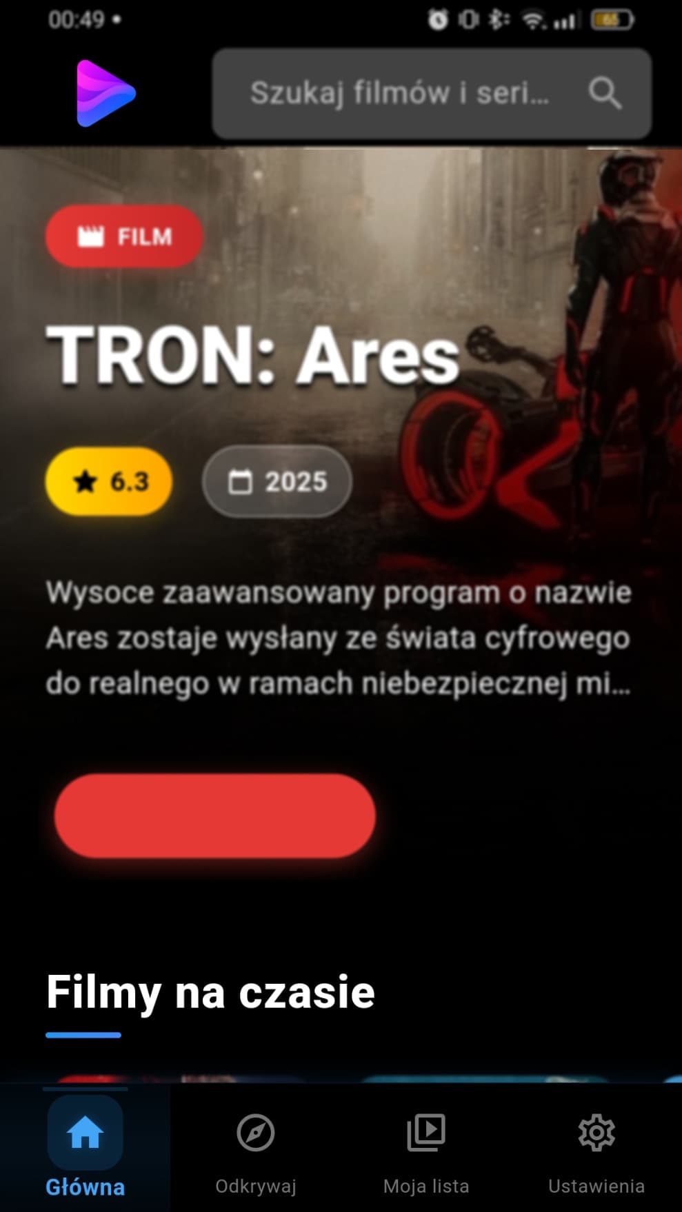 FlowFlix App Interface